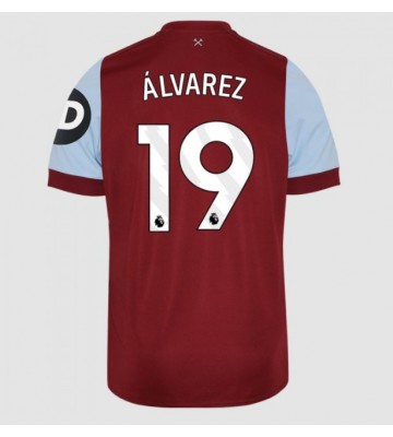 West Ham United Edson Alvarez #19 Replika Hjemmebanetrøje 2023-24 Kortærmet